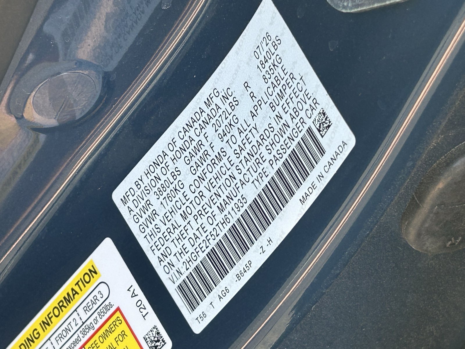 Used 2026 Honda Civic Sport image 32