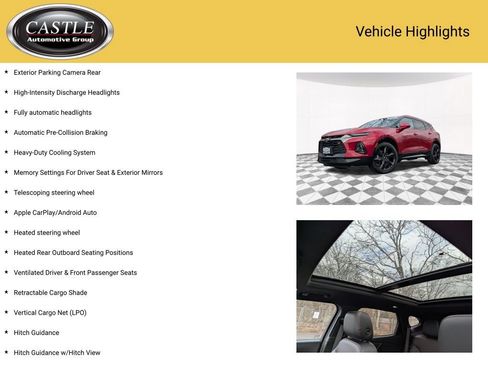 Used 2021 Chevrolet Blazer RS w/ Enhanced Convenience Package image 7