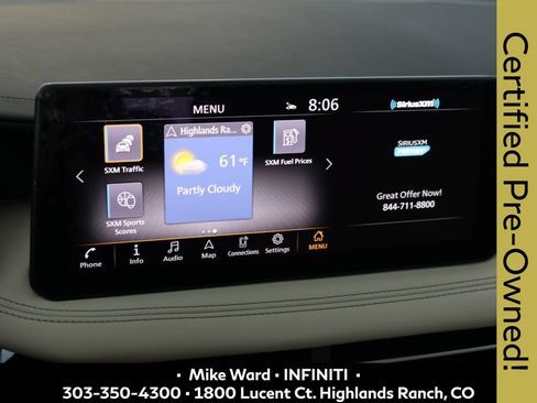 Certified 2025 INFINITI QX60 Sensory AWD/4WD image 8