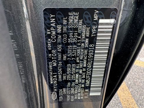 New 2024 Hyundai Tucson Limited AWD/4WD image 36