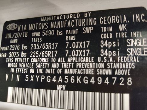 Used 2019 Kia Sorento FWD V6 image 33