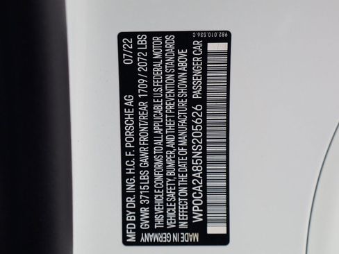 Certified 2022 Porsche 718 Boxster RWD image 28