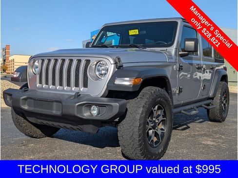 Used 2021 Jeep Wrangler Unlimited Sport image 4