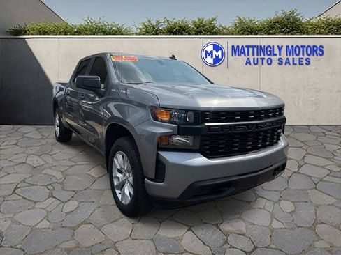 Used 2021 Chevrolet Silverado 1500 Custom w/ LPO, Dark Essentials Package RWD image 1