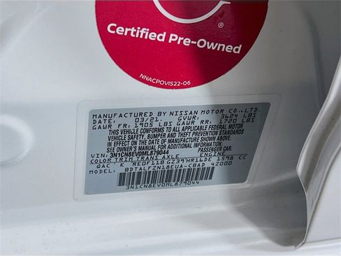 Used 2021 Nissan Versa SV image 17