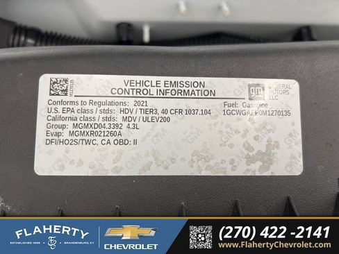 Used 2021 Chevrolet Express 2500 w/ Driver Convenience Package image 14