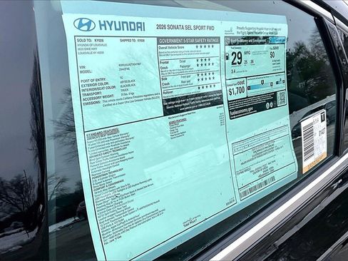 New 2026 Hyundai Sonata SEL image 14