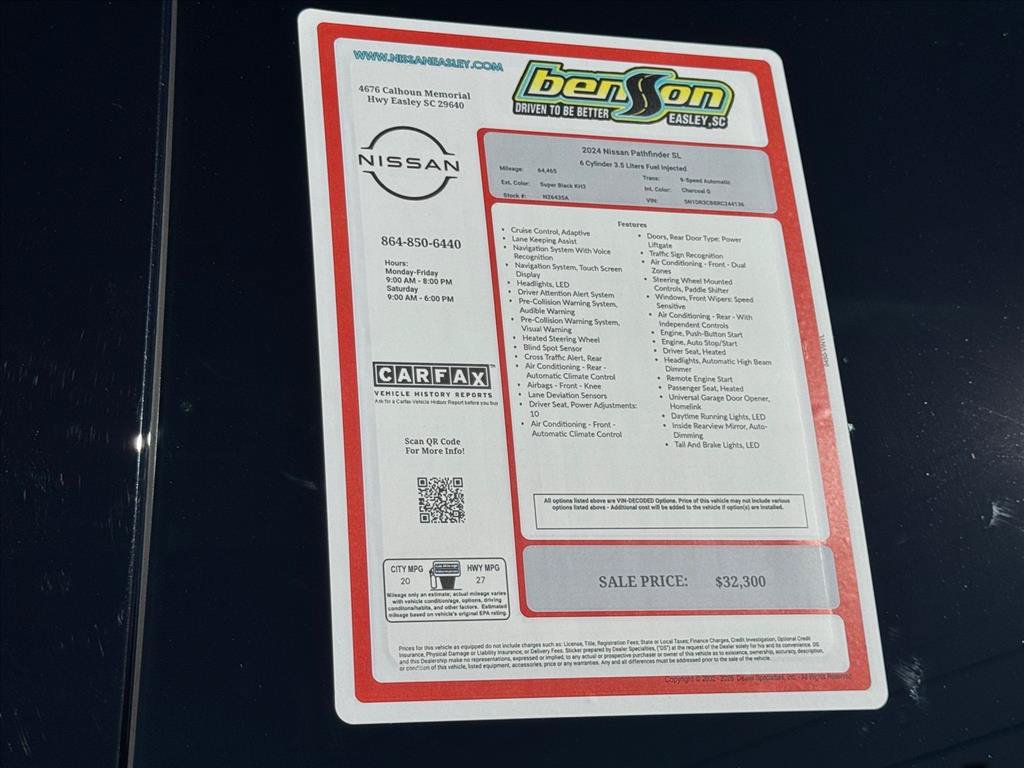 Certified 2024 Nissan Pathfinder SL w/ SL Premium Package FWD image 26