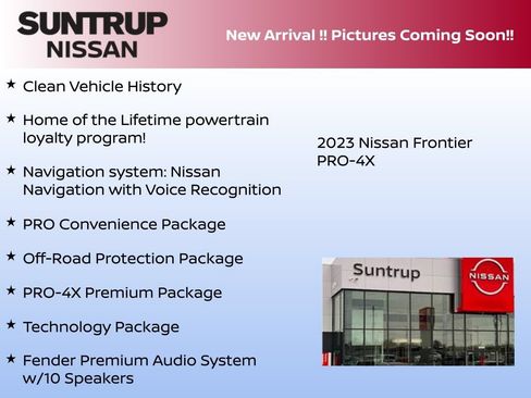 Certified 2023 Nissan Frontier PRO-4X w/ Pro-4X Premium Package AWD/4WD image 3