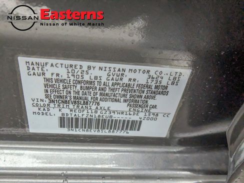 New 2025 Nissan Versa SV w/ Trunk Package image 28