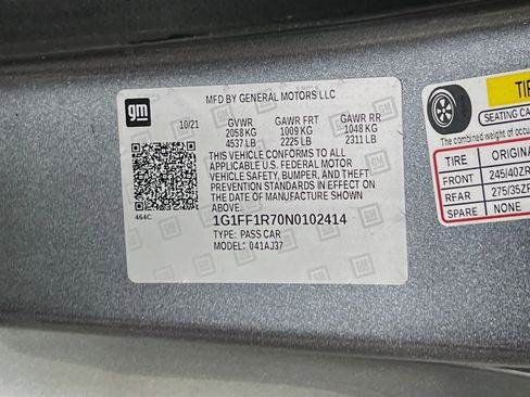 Used 2022 Chevrolet Camaro SS RWD image 29