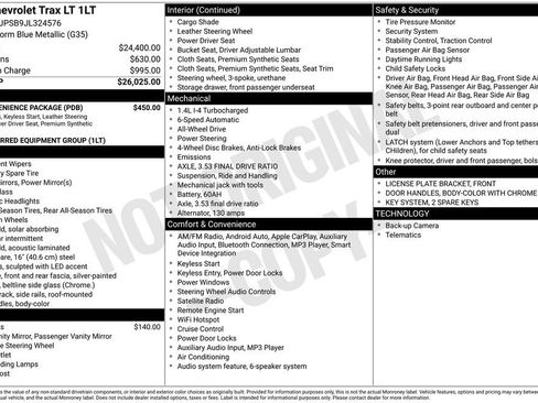 Used 2018 Chevrolet Trax LT w/ LT Convenience Package image 5