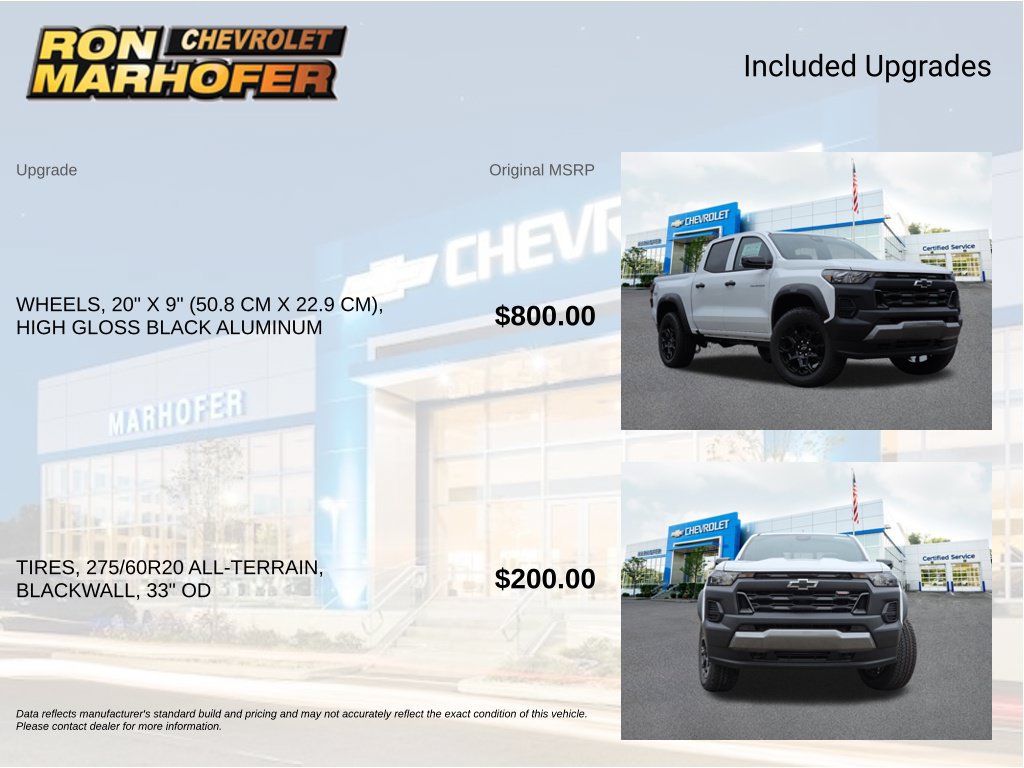 New 2026 Chevrolet Colorado Trail Boss AWD/4WD image 6