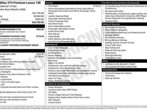 Used 2019 Cadillac XT4 Premium Luxury w/ Cold Weather Package image 32