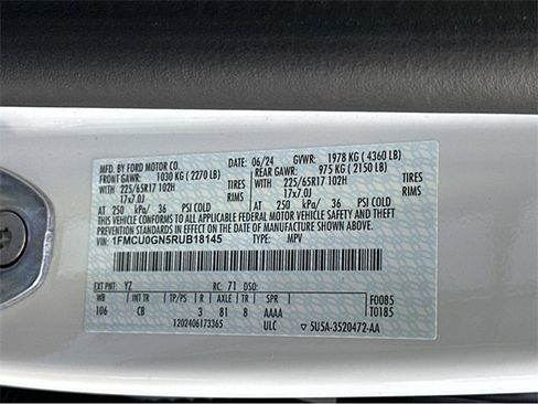 Certified 2024 Ford Escape Active image 45