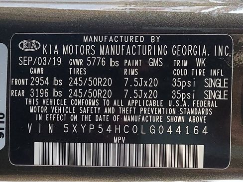 Used 2020 Kia Telluride SX FWD image 33