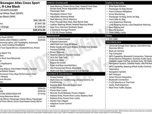 Certified 2023 Volkswagen Atlas Cross Sport SEL R-Line AWD/4WD image 8