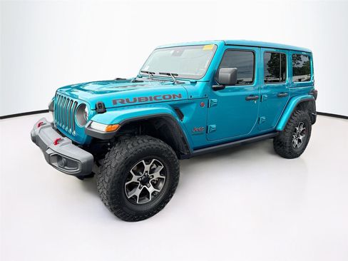 Used 2020 Jeep Wrangler Unlimited Rubicon w/ LED Lighting Group AWD/4WD image 1