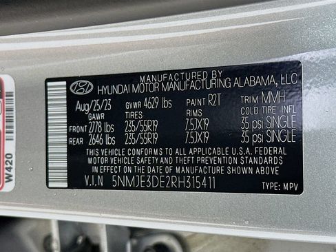 Used 2024 Hyundai Tucson Limited FWD image 27