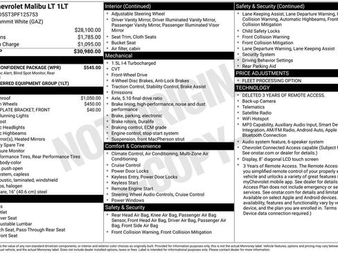 Used 2023 Chevrolet Malibu LT w/ Driver Confidence Package FWD image 26