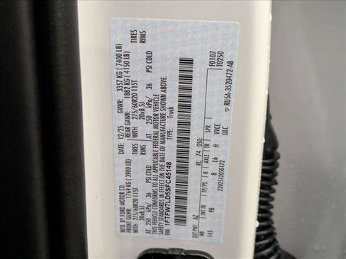 New 2025 Ford F150 Platinum w/ Equipment Group 702A High image 19