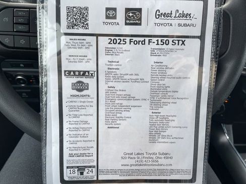 Used 2025 Ford F150 STX w/ Equipment Group 200A image 27