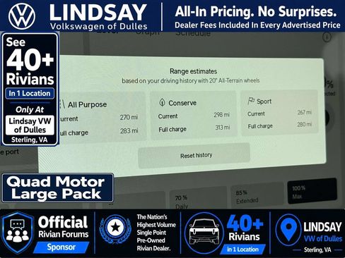 Used 2022 Rivian R1T Adventure AWD/4WD image 24