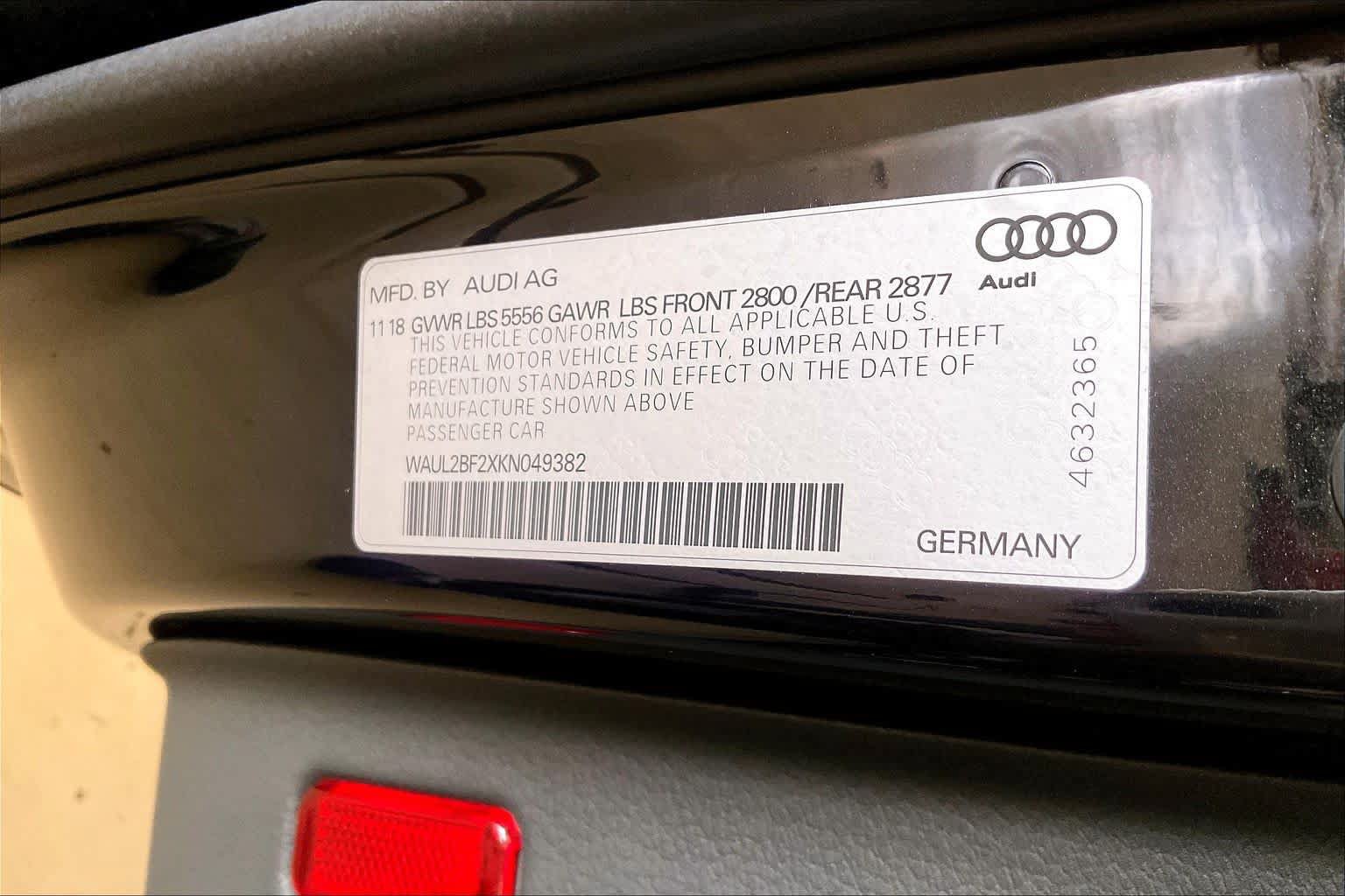 Used 2019 Audi A6 3.0T Premium Plus w/ Premium Plus Package AWD/4WD image 32
