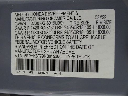 Used 2022 Honda Ridgeline RTL-E image 23
