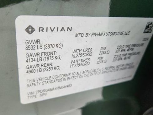 Used 2024 Rivian R1S Adventure image 63