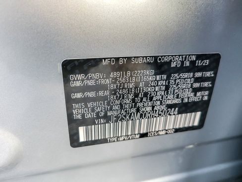 Certified 2024 Subaru Forester Touring w/ POP Package 3 image 23