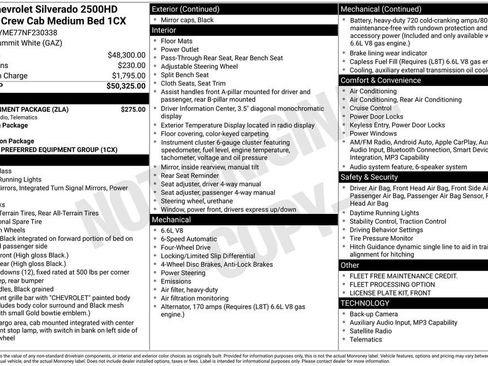 Used 2022 Chevrolet Silverado 2500 Custom w/ Infotainment Package AWD/4WD image 12