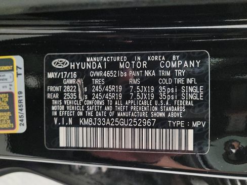 Used 2016 Hyundai Tucson Limited w/ Option Group 03 FWD image 33