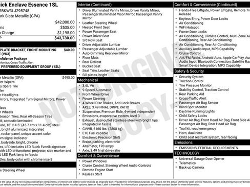 Used 2020 Buick Enclave Essence image 6