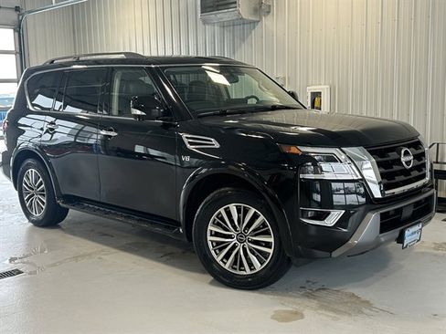 Used 2021 Nissan Armada SL w/ Captain's Chairs Package image 1