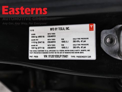 Used 2018 Tesla Model 3 Long Range AWD/4WD image 30