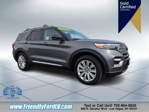 Certified 2023 Ford Explorer Limited w/ Hybrid Equipment Group 310A RWD image 1