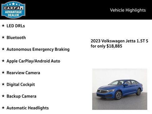 Certified 2023 Volkswagen Jetta S FWD image 4