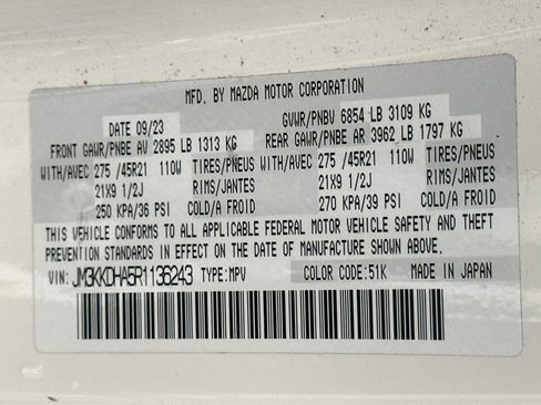 Used 2024 MAZDA CX-90 Plug-In Hybrid w/ Premium Pkg AWD/4WD image 12