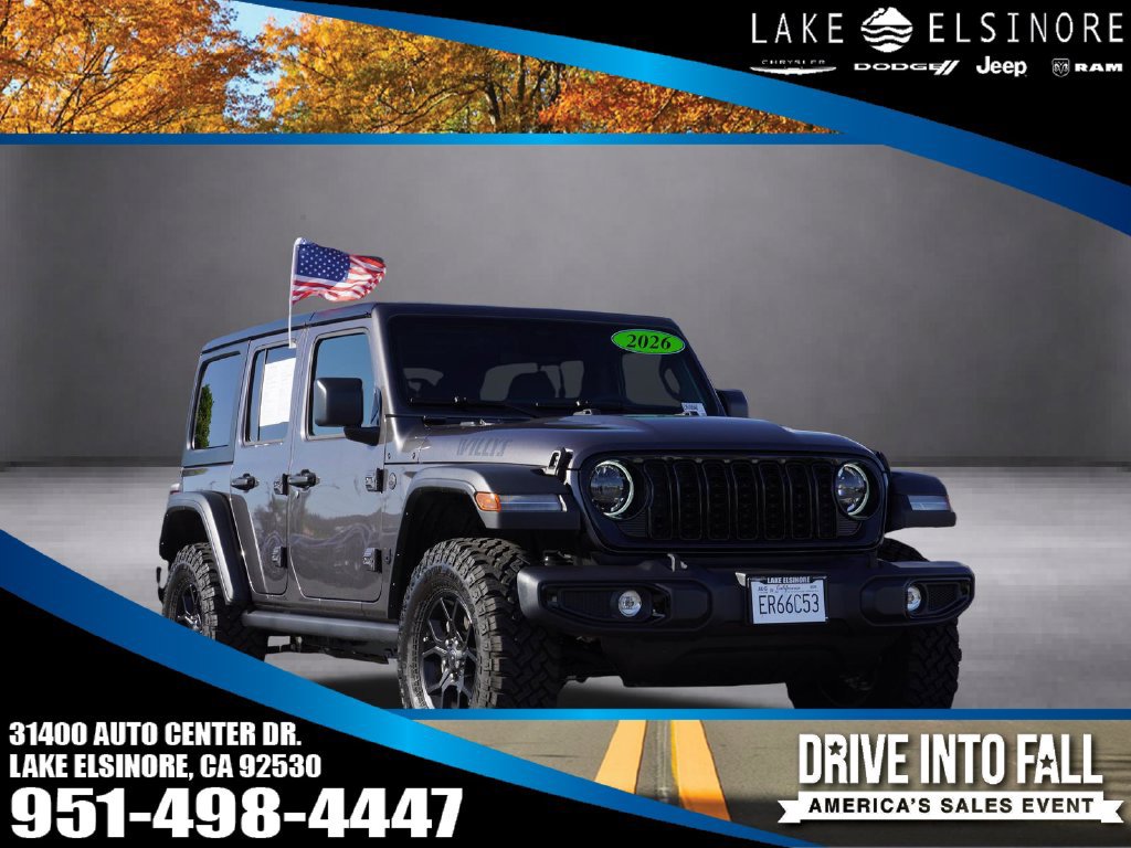 Used 2026 Jeep Wrangler Unlimited Sport AWD/4WD 360° Tour