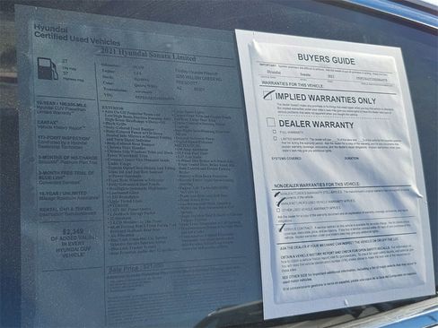 Certified 2021 Hyundai Sonata Limited image 32