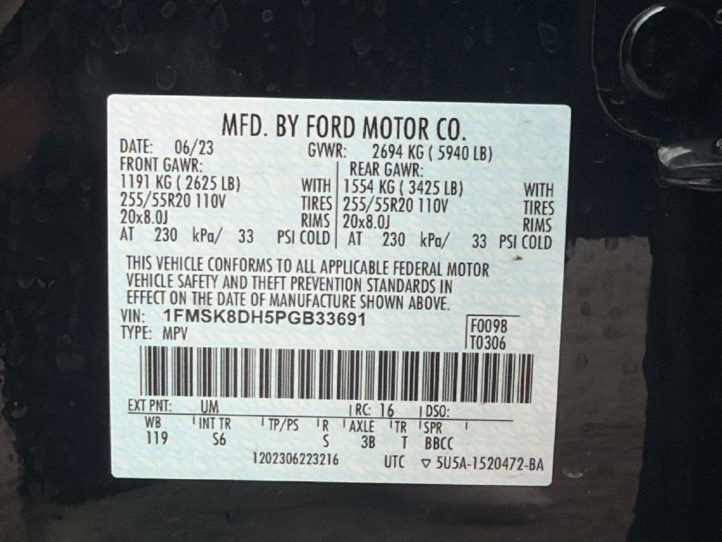 Used 2023 Ford Explorer XLT w/ Equipment Group 202A AWD/4WD image 36