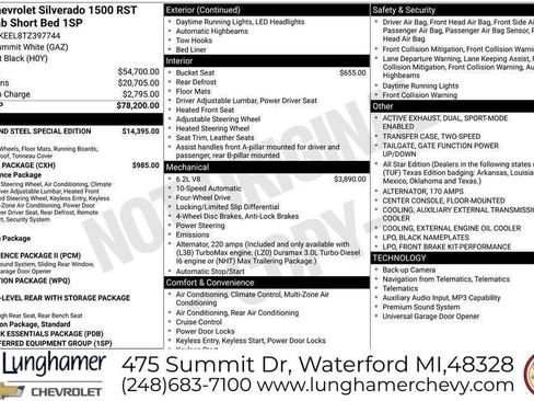 New 2026 Chevrolet Silverado 1500 RST AWD/4WD image 25