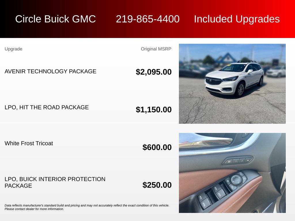 Used 2018 Buick Enclave Avenir w/ Avenir Technology Package AWD/4WD image 3