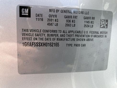 Used 2017 Cadillac ATS Premium Luxury w/ Driver Assist Package RWD image 15