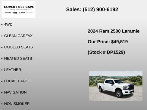 Used 2024 RAM 2500 Laramie AWD/4WD image 6
