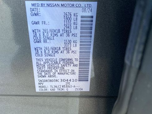 Used 2024 Nissan Pathfinder Rock Creek AWD/4WD image 16