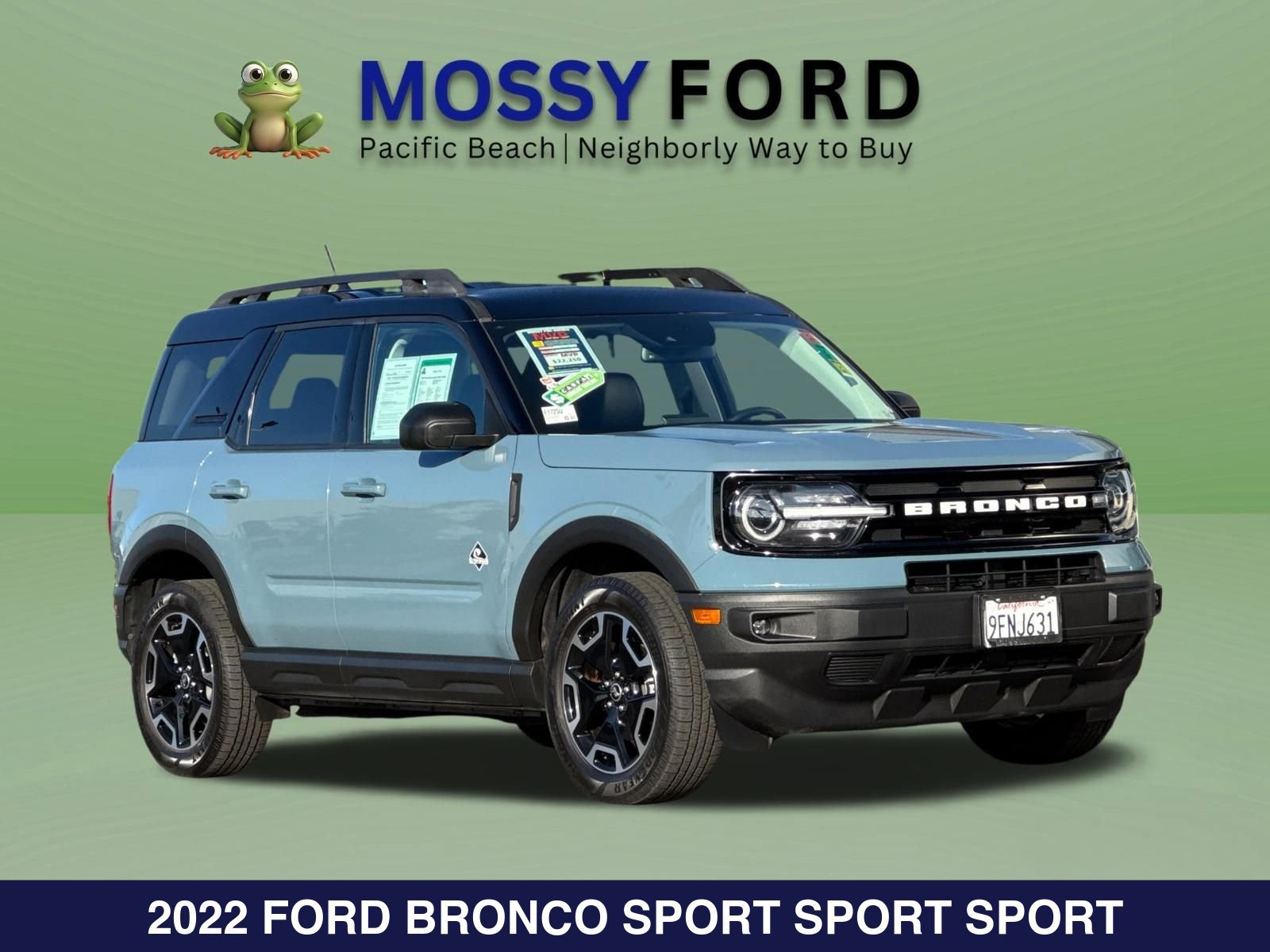Used 2022 Ford Bronco Sport Outer Banks w/ Tech Package AWD/4WD image 2