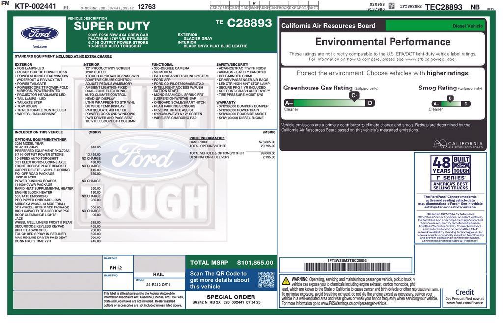 Used 2026 Ford F250 Platinum AWD/4WD image 40