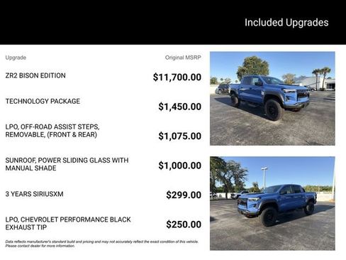 New 2026 Chevrolet Colorado ZR2 w/ ZR2 Bison Edition AWD/4WD image 14